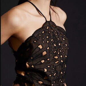 Anthropologie Butterfly Halter Top